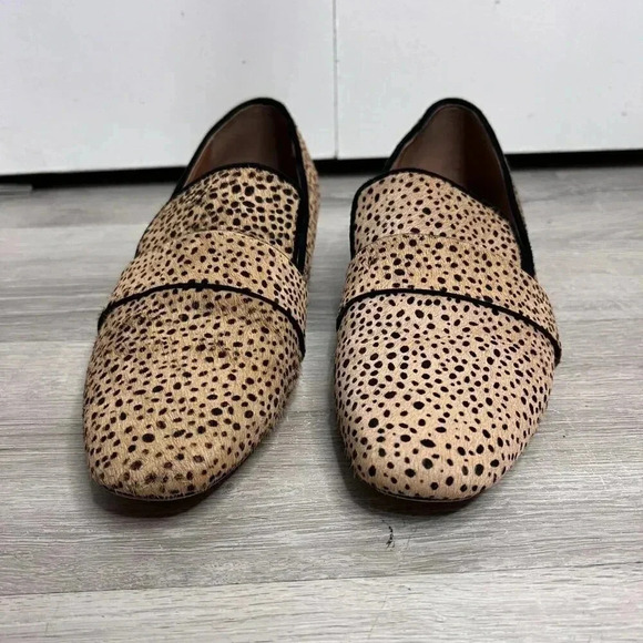 CASLON Loafers Real Fur Cheetah Print Women Size 8.5 M Office Career - Picture 4 of 8